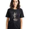 The Fool tarot t-shirt worn by a woman